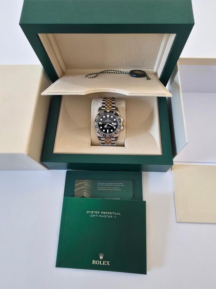 Rolex | GMT-Master II | 126713grnr | 40 mm | Gold/Steel | Automatic