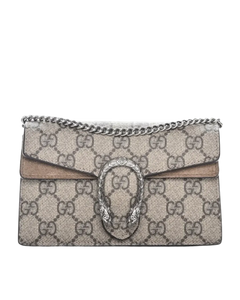 Gucci Dionysus Gg Supreme Super Mini Beige