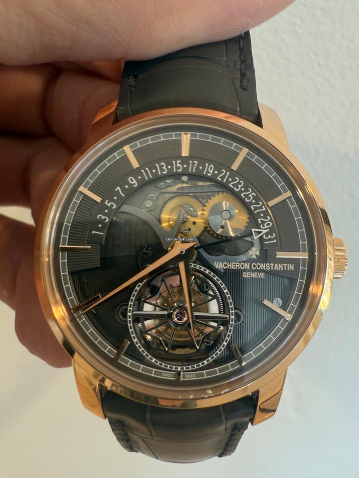 Vacheron Constantin Retrograde6010 T/000 R-B638 TRADITIONNELLE Tourbillon Retrograde Date Openface