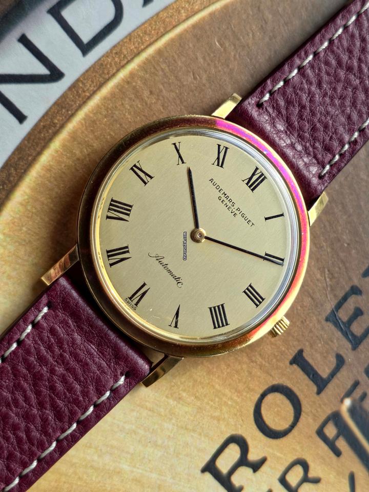 Audemars Piguet Automatic K2120 JUMBO Gold 18kt Patrimony Ultra Thin NEW OLD STOCK