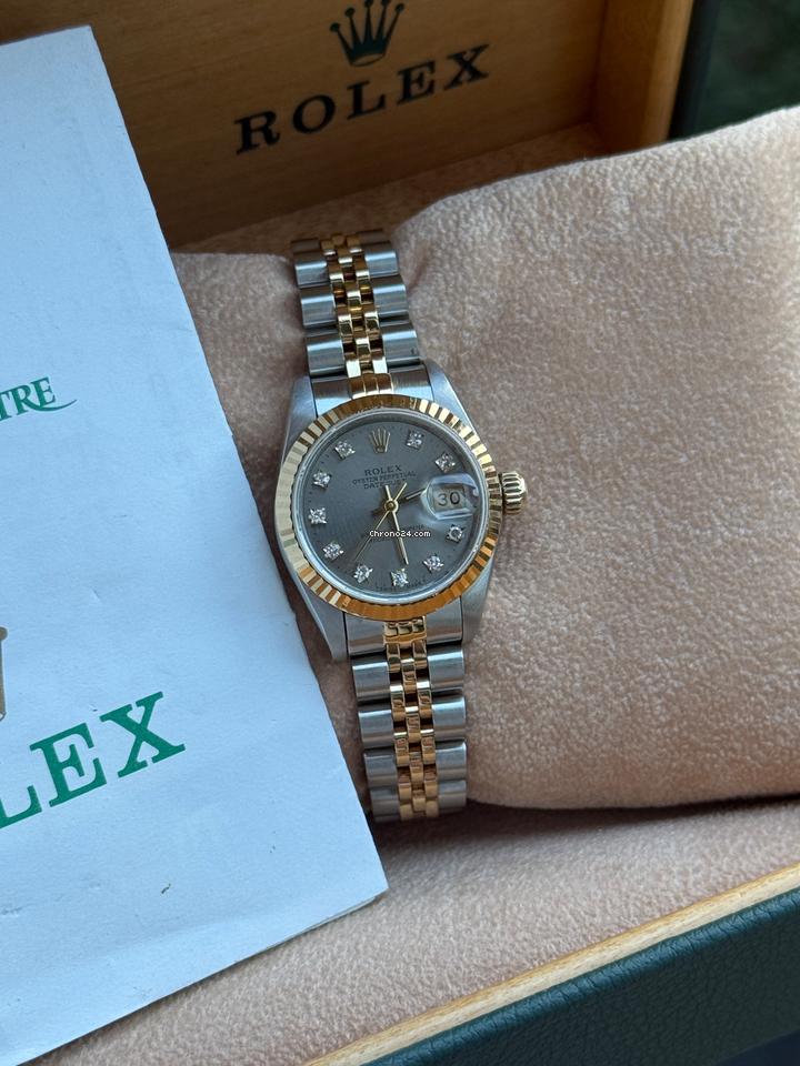 Rolex | Datejust | 69173 | Gold/Steel | 26 mm | Gold/Steel | Grey | Automatic