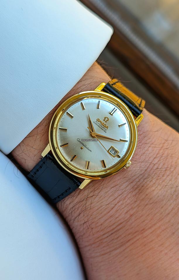 Omega Constellation Onix Dial Index Jumbo Gold 18kt 0.750 Jumbo 1962