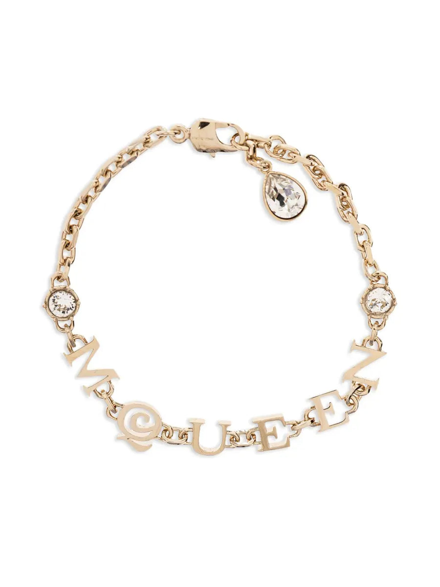 logo charm bracelet