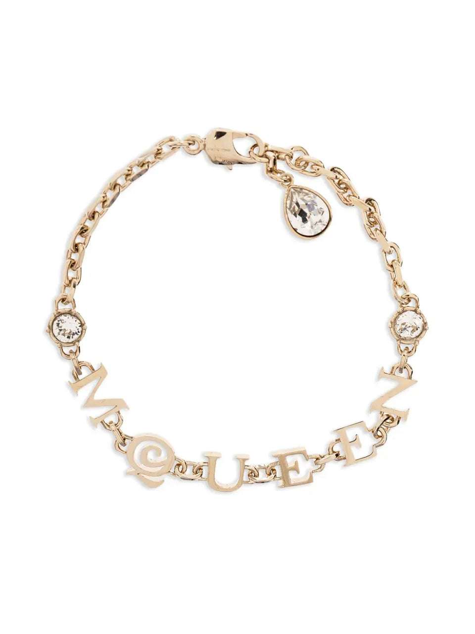 logo charm bracelet