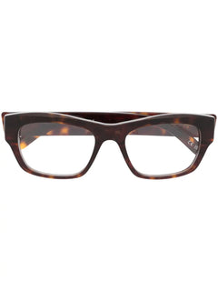 logo-print rectangle-frame glasses