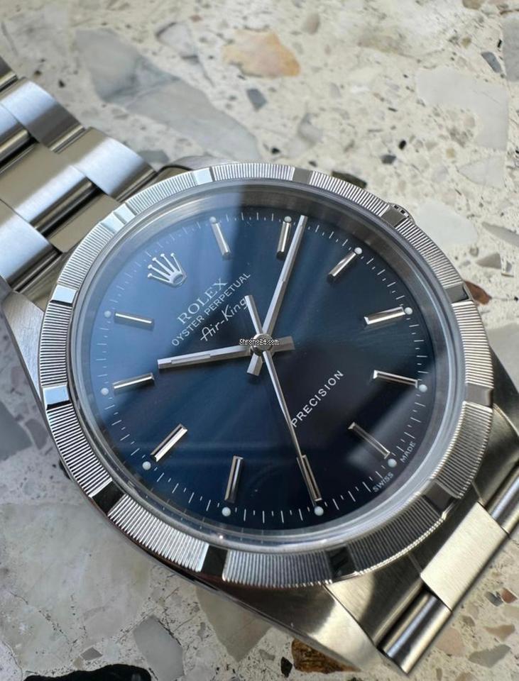 Rolex | Air King | 14010M | Steel | 34 mm | Steel | Blue | Automatic