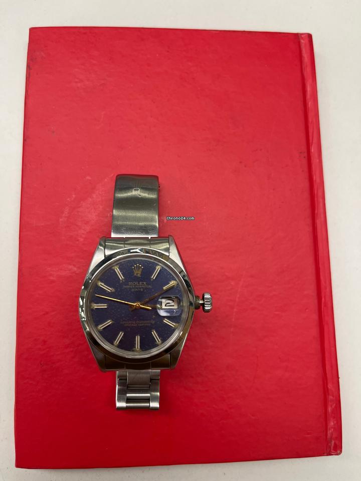 Rolex | Oyster Perpetual | 1500 | Steel | 34 mm | Steel | Blue | Automatic