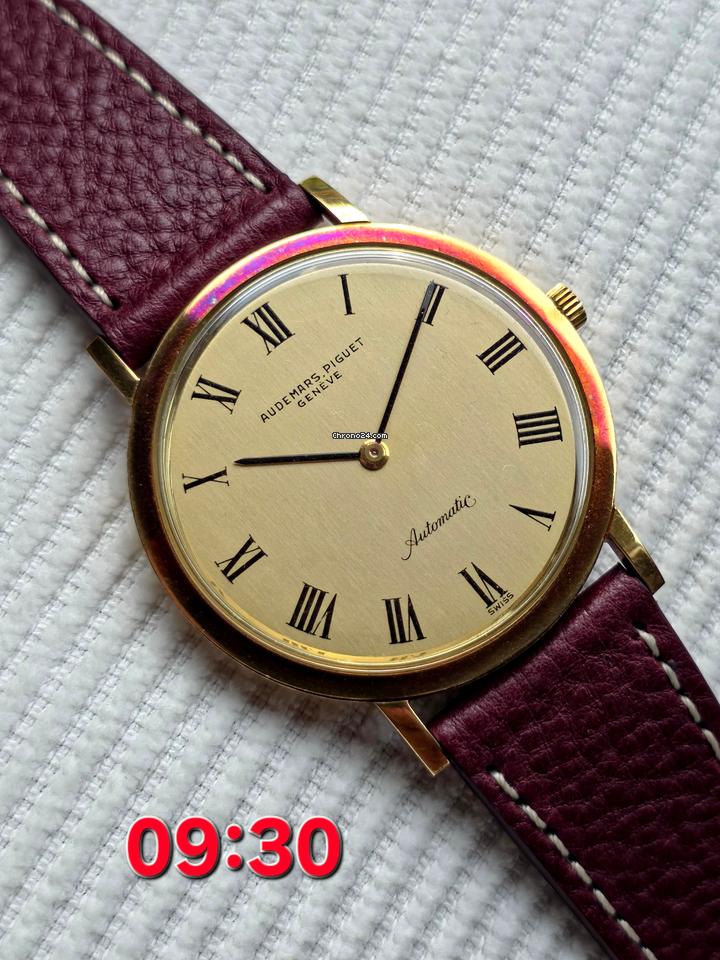Audemars Piguet Automatic K2120 JUMBO Gold 18kt Patrimony Ultra Thin NEW OLD STOCK