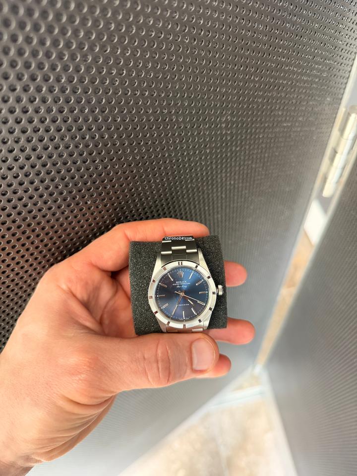 Rolex | Air King | 14010M | Steel | 34 mm | Steel | Blue | Automatic