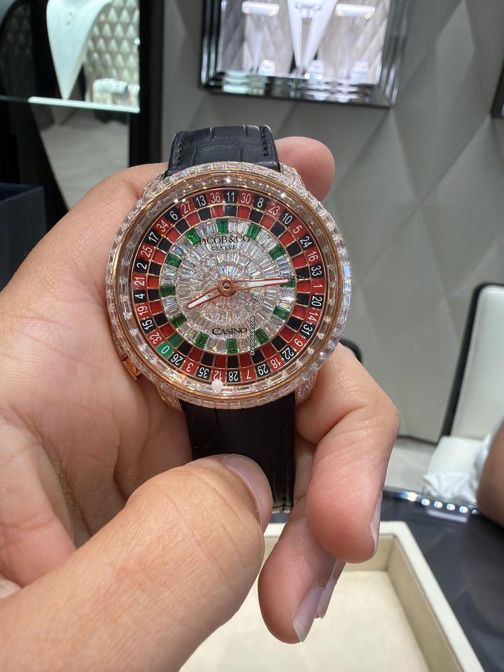 Jacob & Co.Casino Tourbillon Full Set limited edition full diamond 18 K casino