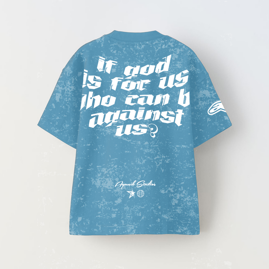 God's Shield T-Shirt ( Powder Blue)