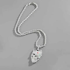 SKULL ICED OUT PENDANT