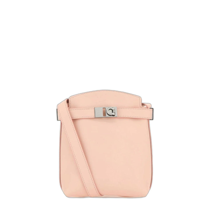 Ferragamo Pastel Pink Leather Gancini Phone Case
