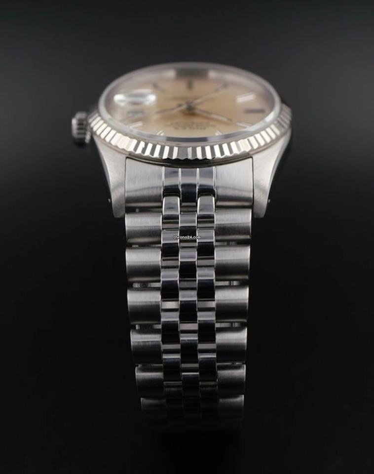 Rolex | Datejust | 16014 | White gold | 36 mm | Steel | White | Automatic