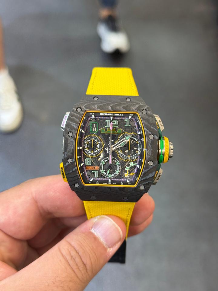 Richard Mille RM65-01 Split Second Chronograph Black/Orange Carbon Le Bron James Limited 150 Pieces