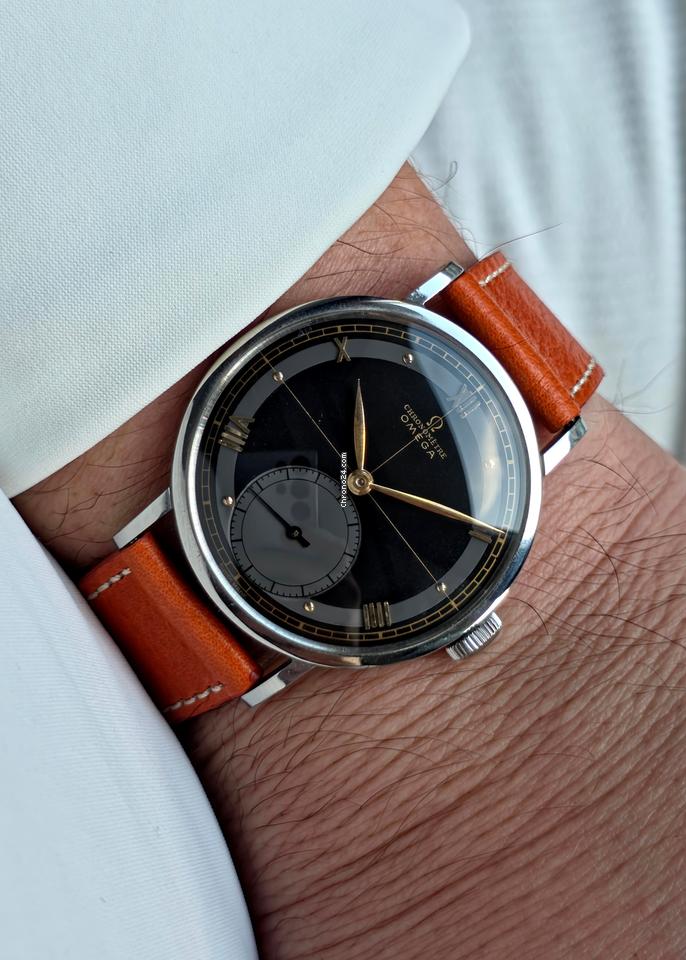 Omega Jumbo CK2366 Kal 30 T2 RG Military Chronomètre 1944 Black Dial RARE WWW DIRTY DOZEN