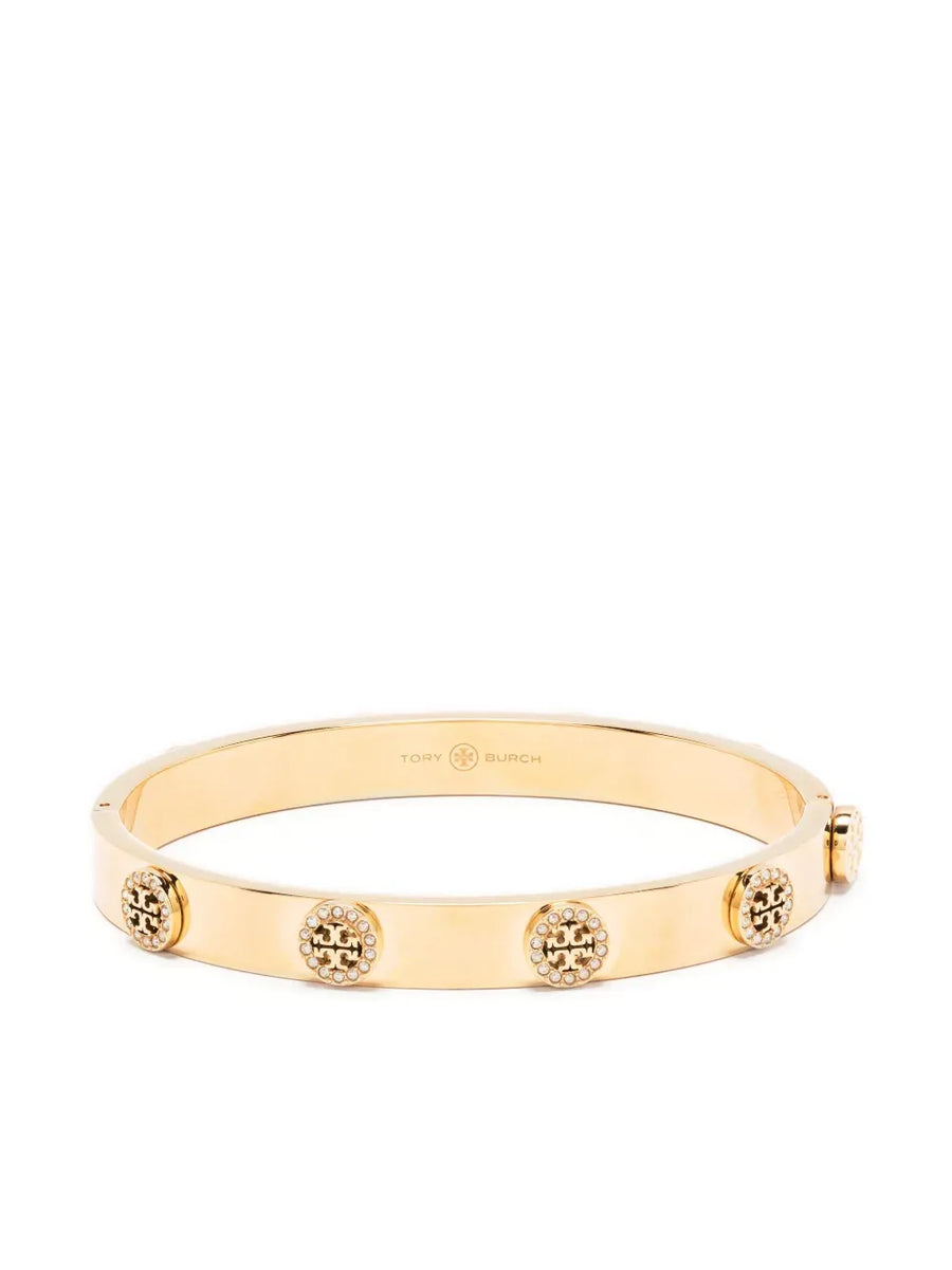 Miller stud pavé hinge bracelet