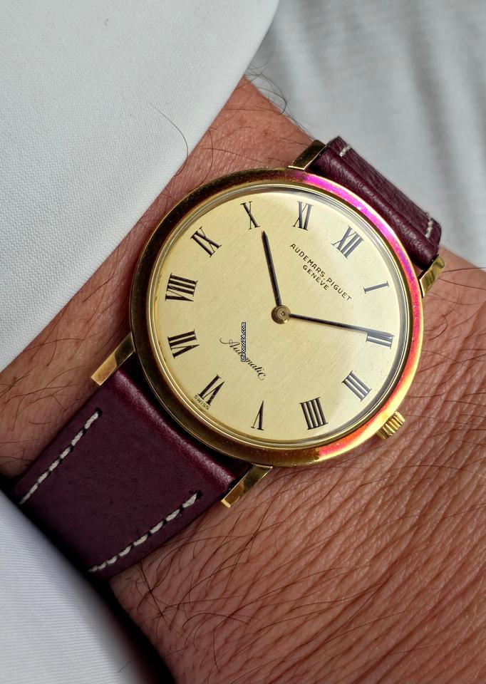 Audemars Piguet Automatic K2120 JUMBO Gold 18kt Patrimony Ultra Thin NEW OLD STOCK