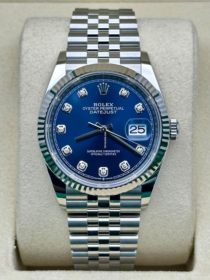 Rolex | Datejust | 126234 | Steel | 41 mm | Steel | Blue | Automatic