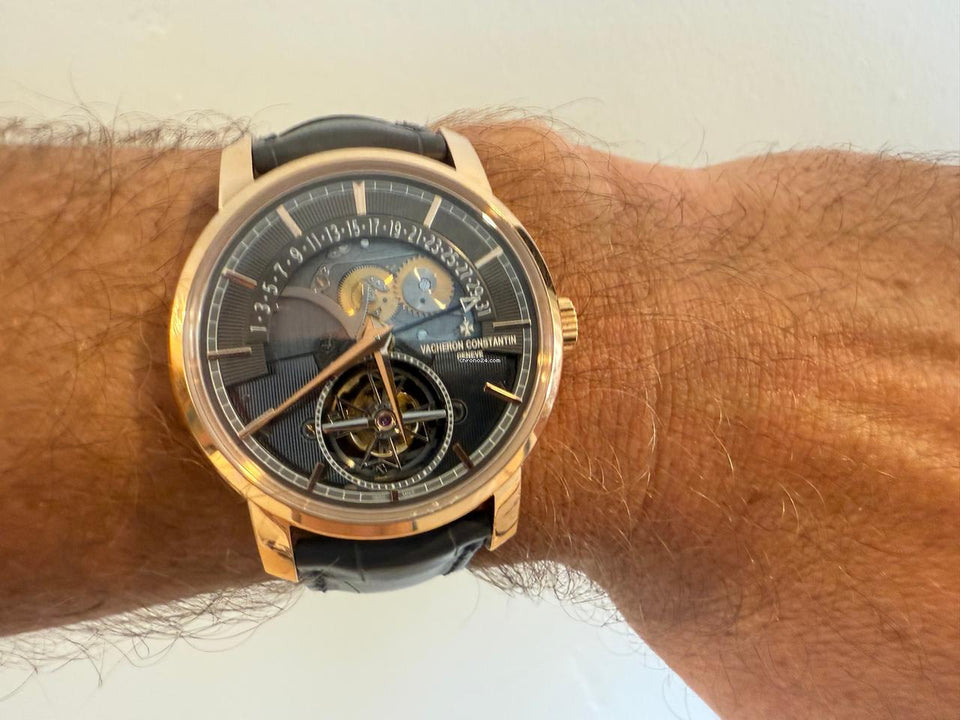 Vacheron Constantin Retrograde6010 T/000 R-B638 TRADITIONNELLE Tourbillon Retrograde Date Openface