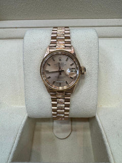 Rolex | Datejust | 6527 | Rose gold | 26 mm | Rose gold | Pink | Automatic