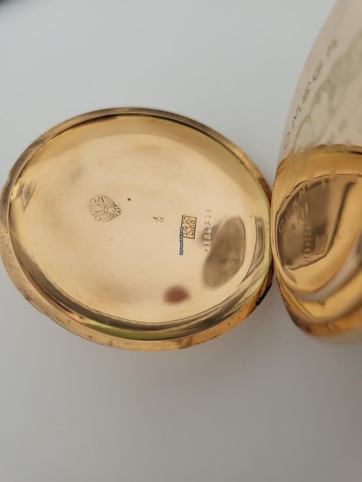 Omega Grand Prix Paris 1900 Taschenuhr aus Gold
