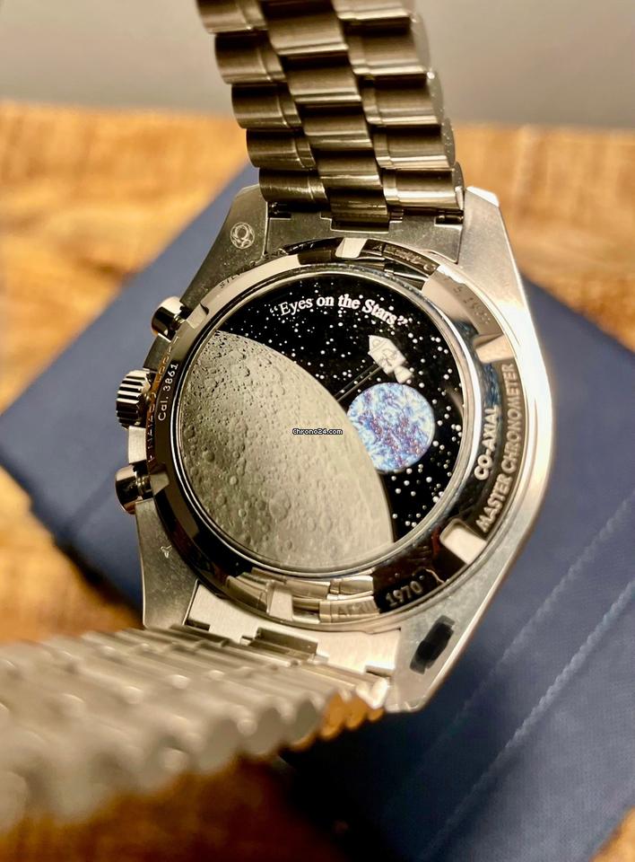 Omega Speedmaster Professional Moonwatch'Silver Snoopy Award' NEW Complete Set +Bracelet & Stickers | 50th Anniversary Ed