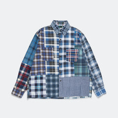 Needles Rebuild Flannel Straight Hem Shirt SS25 - Medium #1