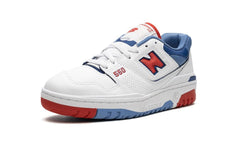 New Balance 550 White True Red Atlantic Blue