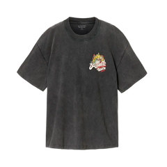 ALLSAINTS Roque Short Sleeve Oversized Crew Neck T-Shirt Washed Black