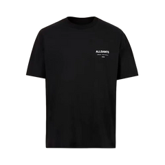 ALLSAINTS Underground Oversized Crew Neck T-Shirt Jet Black