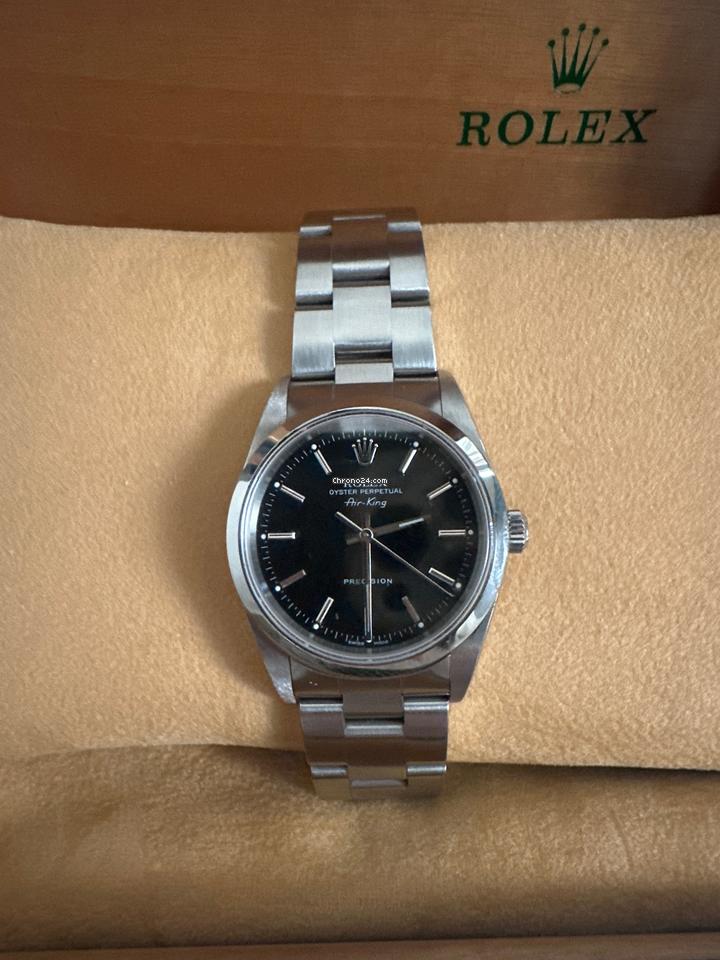 Rolex | Air King | 14000M | Steel | 34 mm | Steel | Black | Automatic