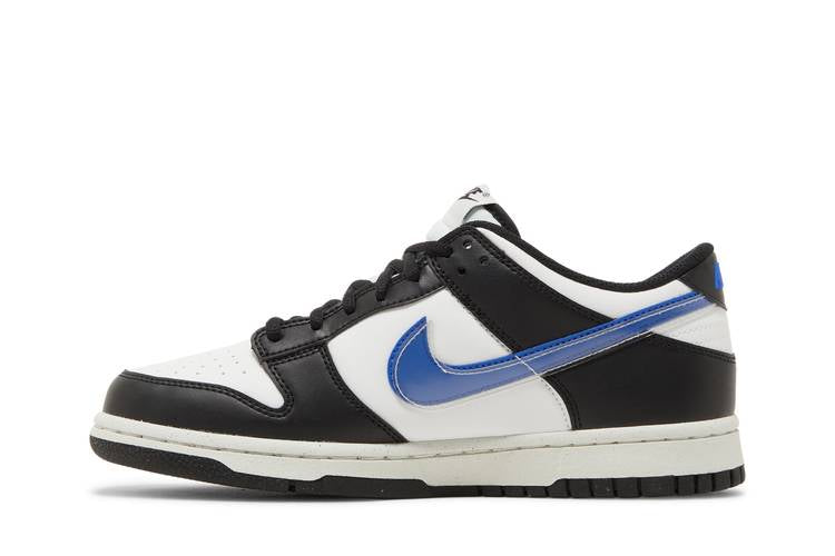 Nike Dunk Low Panda Blue Swoosh