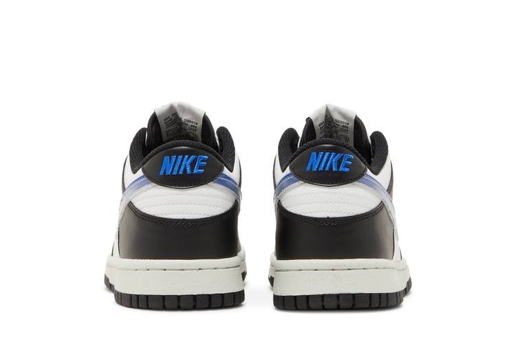Nike Dunk Low Panda Blue Swoosh