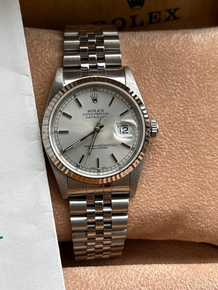 Rolex | Datejust | 16234 | Steel | 36 mm | Steel | Silver | Automatic