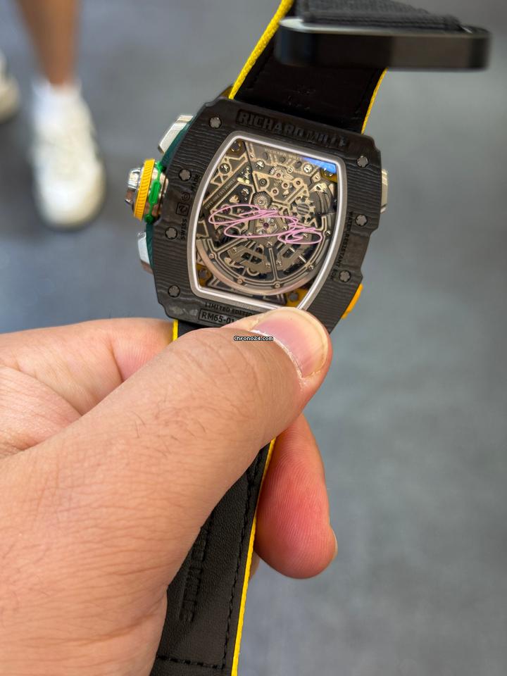 Richard Mille RM65-01 Split Second Chronograph Black/Orange Carbon Le Bron James Limited 150 Pieces