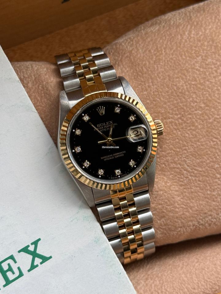 Rolex | Datejust | 68273 | Gold/Steel | 31 mm | Gold/Steel | Black | Automatic