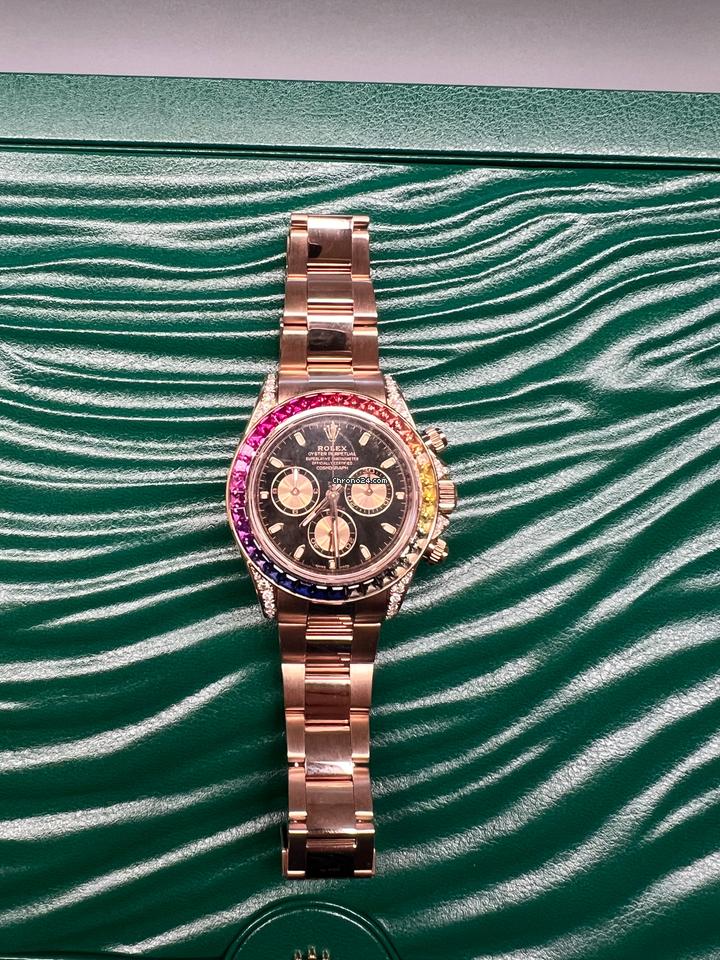 Rolex116505 116505 RAINBOW CUSTOM DIAMONDS EVEROSE