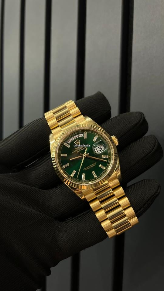 Rolex | Day-Date | 128238 | Yellow gold | 36 mm | Yellow gold | Champagne | Automatic