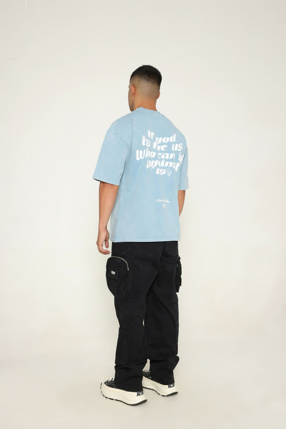 God's Shield T-Shirt ( Powder Blue)