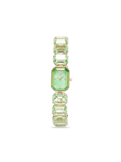 Octagon cut bracelet watch