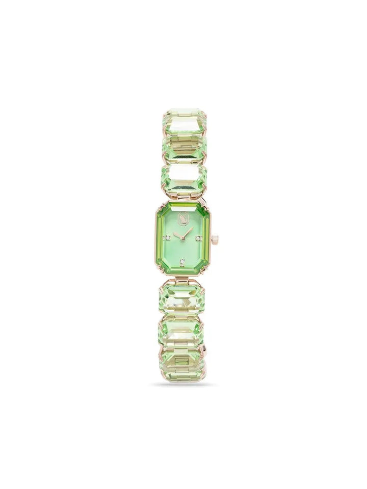 Octagon cut bracelet watch