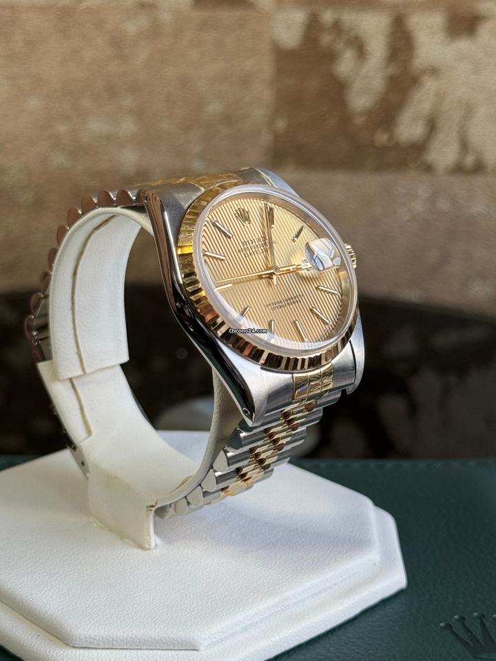 Rolex | Datejust | 16233 | Gold/Steel | 36 mm | Gold/Steel | Champagne | Automatic