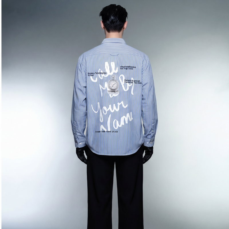 Off Supply Call Me By Your Name Blue Shirt