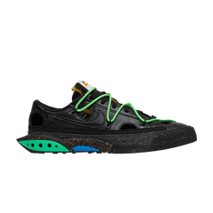Off White x Blazer Low Black And Electro Green