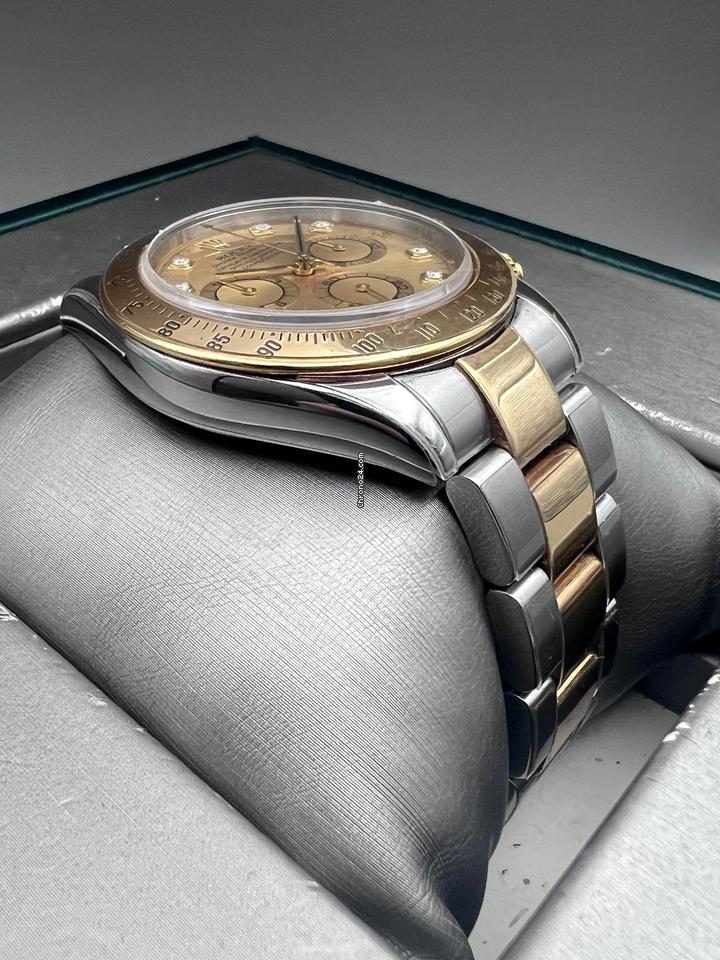Rolex | Daytona | 116523 | Yellow gold | 40 mm | Gold/Steel | Gold | Automatic