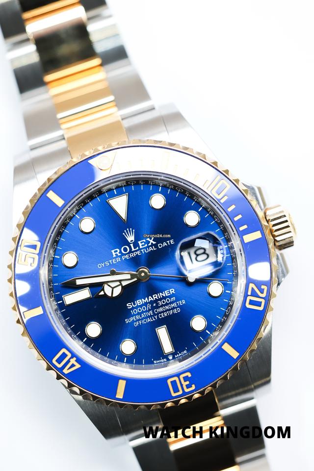 Rolex | Submariner | 126613LB | Yellow gold | 41 mm | Gold/Steel | Blue | Automatic