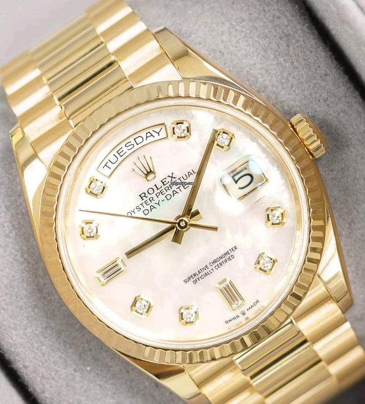 Rolex | Day-Date | 128238 | 36 x 43 mm | Yellow gold | Automatic