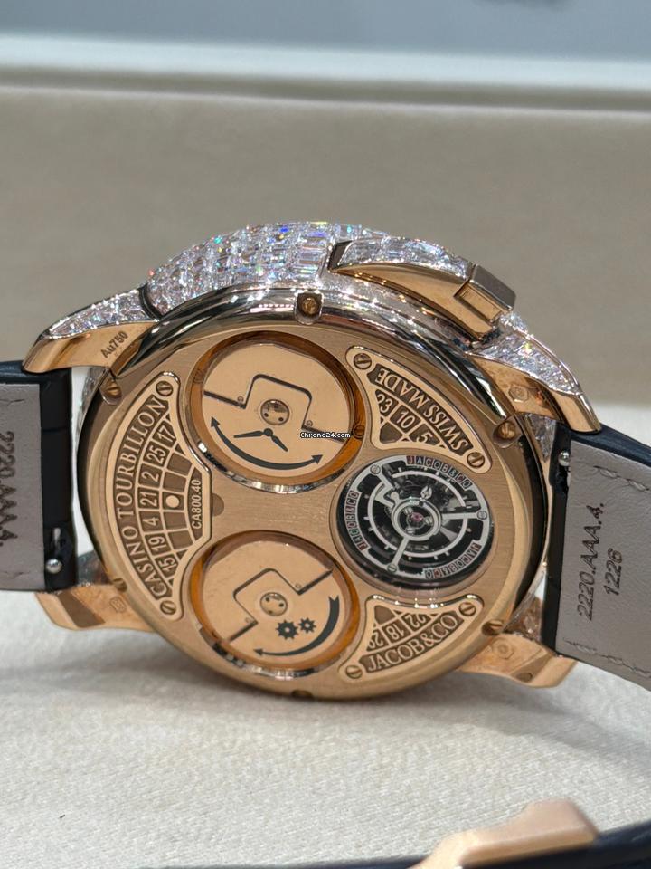 Jacob & Co.Casino Tourbillon Full Set limited edition full diamond 18 K casino