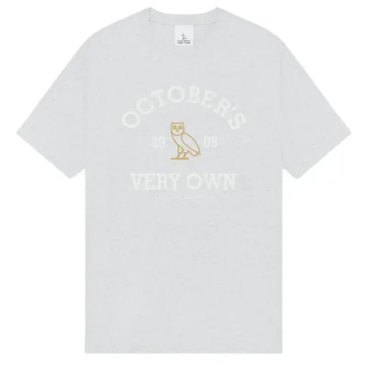 Ovo Collegiate T-Shirt Ash Heather Grey